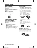 Preview for 20 page of Panasonic NA-107VC4 Operating Instructions & Installation Instructions