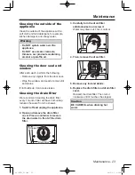 Preview for 23 page of Panasonic NA-107VC4 Operating Instructions & Installation Instructions