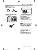 Preview for 33 page of Panasonic NA-107VC4 Operating Instructions & Installation Instructions