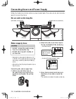 Preview for 34 page of Panasonic NA-107VC4 Operating Instructions & Installation Instructions