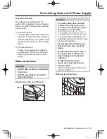 Preview for 35 page of Panasonic NA-107VC4 Operating Instructions & Installation Instructions