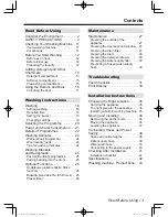 Preview for 3 page of Panasonic NA-107VC5 Operating Instructions & Installation Instructions