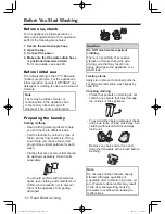 Preview for 12 page of Panasonic NA-107VC5 Operating Instructions & Installation Instructions