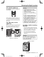 Preview for 35 page of Panasonic NA-107VC5 Operating Instructions & Installation Instructions