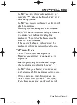 Предварительный просмотр 9 страницы Panasonic NA-107VC6 Operating Instructions Manual