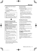 Предварительный просмотр 19 страницы Panasonic NA-107VC6 Operating Instructions Manual