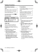 Предварительный просмотр 26 страницы Panasonic NA-107VC6 Operating Instructions Manual