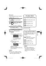 Предварительный просмотр 15 страницы Panasonic NA-120VX7 Operating & Installation Instructions Manual