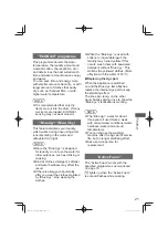 Предварительный просмотр 21 страницы Panasonic NA-120VX7 Operating & Installation Instructions Manual