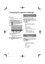 Предварительный просмотр 22 страницы Panasonic NA-120VX7 Operating & Installation Instructions Manual