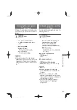 Предварительный просмотр 23 страницы Panasonic NA-120VX7 Operating & Installation Instructions Manual