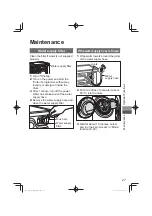 Предварительный просмотр 27 страницы Panasonic NA-120VX7 Operating & Installation Instructions Manual