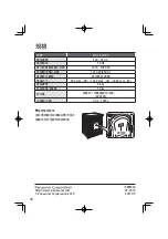 Предварительный просмотр 84 страницы Panasonic NA-120VX7 Operating & Installation Instructions Manual