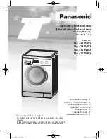 Panasonic NA-127VB3 Operating Instructions & Installation Instructions preview