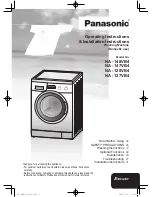 Panasonic NA-127VB4 Operating Instructions & Installation Instructions предпросмотр