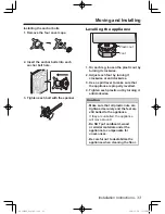 Предварительный просмотр 33 страницы Panasonic NA-127VB4 Operating Instructions & Installation Instructions