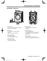 Предварительный просмотр 37 страницы Panasonic NA-127VB4 Operating Instructions & Installation Instructions