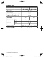 Предварительный просмотр 38 страницы Panasonic NA-127VB4 Operating Instructions & Installation Instructions