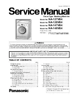 Panasonic NA-127VB4 Service Manual предпросмотр