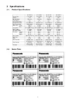 Preview for 4 page of Panasonic NA-127VB4 Service Manual