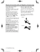 Preview for 2 page of Panasonic NA-127VB5 Operating Instructions & Installation Instructions