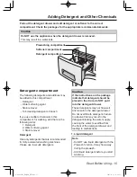 Preview for 15 page of Panasonic NA-127VB5 Operating Instructions & Installation Instructions