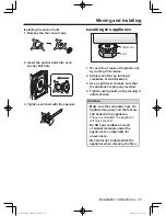 Preview for 41 page of Panasonic NA-127VB5 Operating Instructions & Installation Instructions