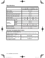 Preview for 46 page of Panasonic NA-127VB5 Operating Instructions & Installation Instructions