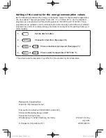 Preview for 48 page of Panasonic NA-127VB5 Operating Instructions & Installation Instructions