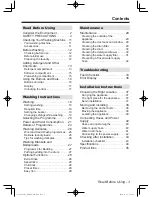 Preview for 3 page of Panasonic NA - 127VB6 Operating Instructions & Installation Instructions