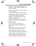 Preview for 9 page of Panasonic NA - 127VB6 Operating Instructions & Installation Instructions