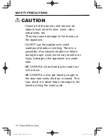 Preview for 10 page of Panasonic NA - 127VB6 Operating Instructions & Installation Instructions