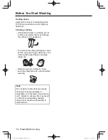 Preview for 14 page of Panasonic NA-127VC5 Operating Instructions & Installation Instructions