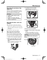 Preview for 31 page of Panasonic NA-127VC5 Operating Instructions & Installation Instructions