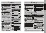 Preview for 3 page of Panasonic NA-127XB1L01 Instructions Manual