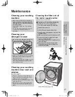 Предварительный просмотр 28 страницы Panasonic NA-128VA2 Operating Instructions & Installation Instructions