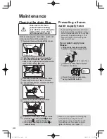 Предварительный просмотр 29 страницы Panasonic NA-128VA2 Operating Instructions & Installation Instructions