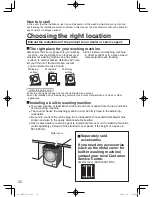 Предварительный просмотр 33 страницы Panasonic NA-128VA2 Operating Instructions & Installation Instructions