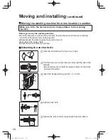 Предварительный просмотр 35 страницы Panasonic NA-128VA2 Operating Instructions & Installation Instructions