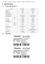 Предварительный просмотр 4 страницы Panasonic NA-128VB5WFR Service Manual