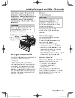 Preview for 21 page of Panasonic NA-128VG5 Operating Instructions & Installation Instructions