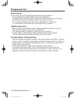 Preview for 30 page of Panasonic NA-128VG5 Operating Instructions & Installation Instructions