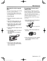 Preview for 33 page of Panasonic NA-128VG5 Operating Instructions & Installation Instructions