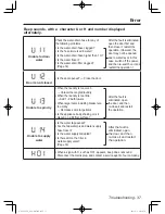 Preview for 37 page of Panasonic NA-128VG5 Operating Instructions & Installation Instructions