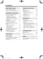 Preview for 2 page of Panasonic NA-128VG5WAU Operating Instructions & Installation Instructions