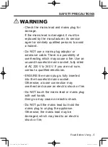 Preview for 5 page of Panasonic NA-128VG5WAU Operating Instructions & Installation Instructions