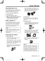 Preview for 15 page of Panasonic NA-128VG5WAU Operating Instructions & Installation Instructions