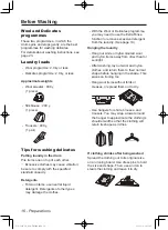 Preview for 16 page of Panasonic NA-128VG5WAU Operating Instructions & Installation Instructions