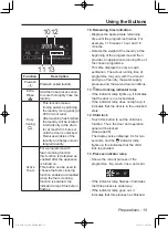 Preview for 19 page of Panasonic NA-128VG5WAU Operating Instructions & Installation Instructions