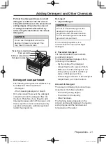 Preview for 21 page of Panasonic NA-128VG5WAU Operating Instructions & Installation Instructions